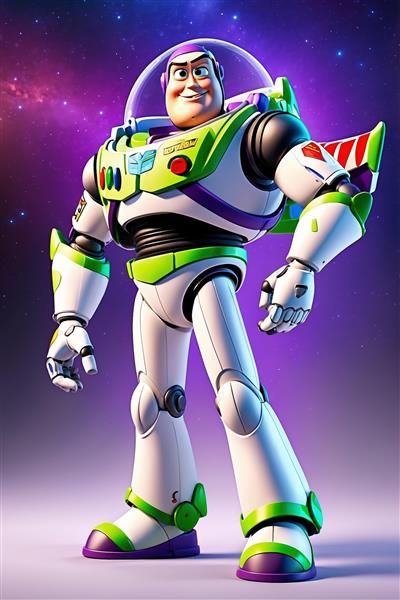 تصویر باکیفیت باز لایتر با پس‌زمینه کهکشانی (عکس اورجینال فضانورد انیمیشن برای چاپ با وضوح بالا)