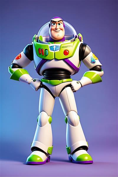 تصویر اورجینال باز لایتر (عکس با کیفیت بالا از شخصیت محبوب فضانورد برای دکوراسیون اتاق کودک)