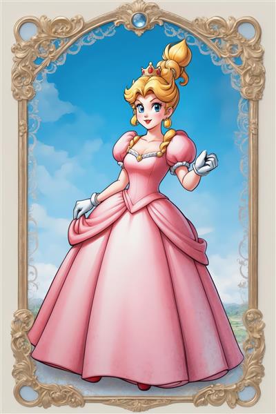 تصویر گرافیتی لوییجی با رنگ‌های نئونی و سبک پاپ آرت مناسب چاپ پوستر