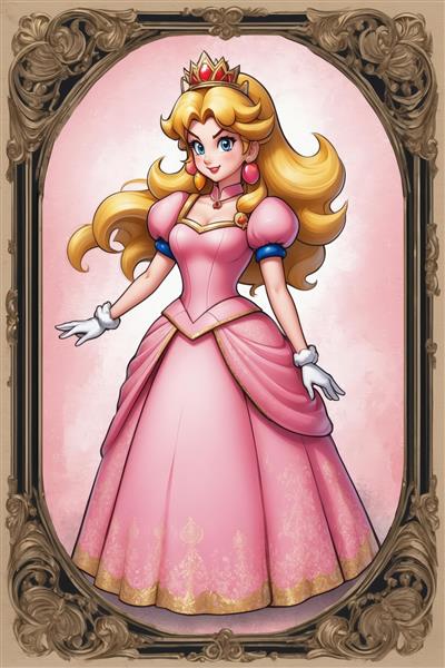 طرح پاپ آرت ماریو با افکت رنگ پاشیده شده و رنگ‌های نئونی برای تابلو گیمینگ