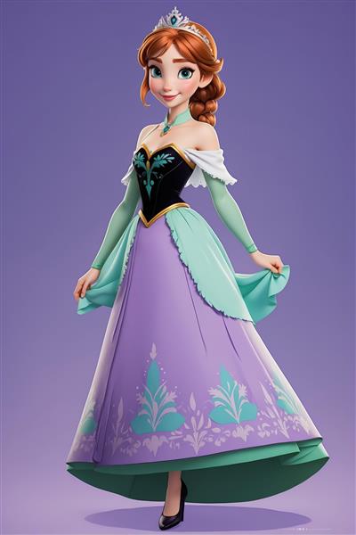 پوستر پرنسس السا انیمیشن فروزن برای چاپ شاسی