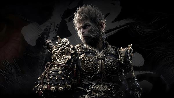 تصویر شاه میمون (سان ووکونگ) اساطیری با پوشش زره جنگی