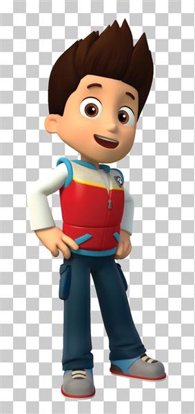 تصویر رایدر رهبر سگ‌های نگهبان کارتونی برای روتختی اتاق کودک