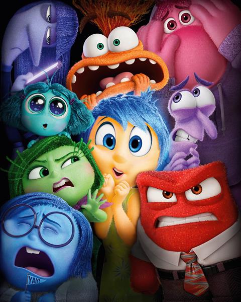 تصویر تمام احساسات کارتون درون و بیرون برای پوستر دکوراتیو