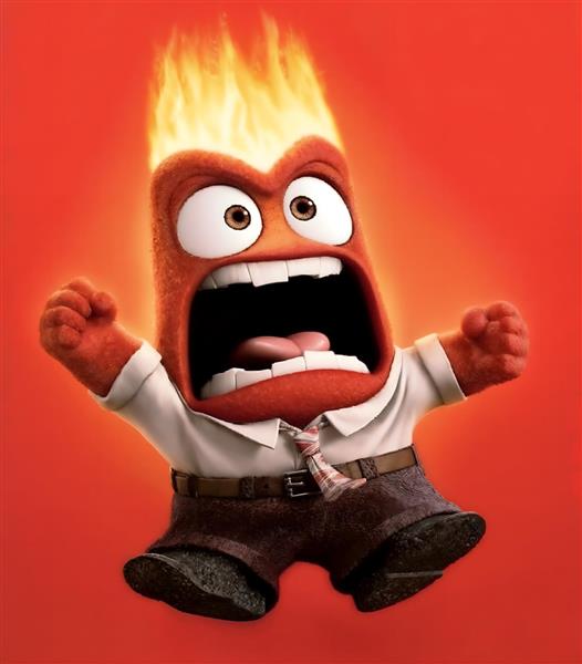 عکس خشم (Anger) شخصیت درون و بیرون باکیفیت برای چاپ روی کوسن