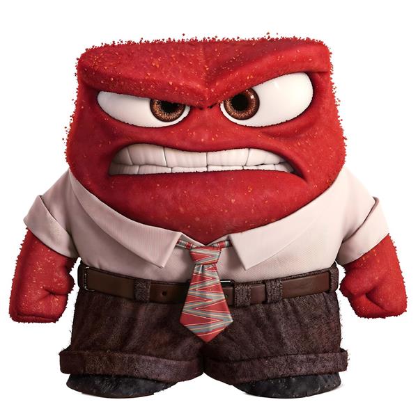 عکس خشم (Anger) شخصیت کارتون درون و بیرون برای چاپ روی ماگ