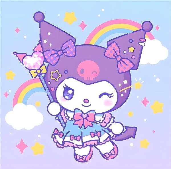 عکس فانتزی کورومی و عصای جادویی برای پوستر دیواری اتاق کودک