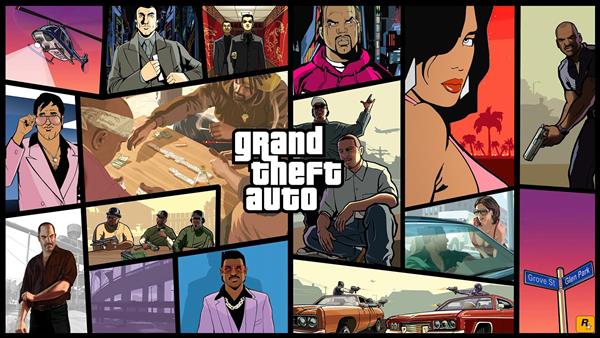 تلفیقی شخصیت‌های اصلی بازی جی تی ای وایس سیتی برای نوستالژی