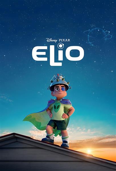 پوستر انیمیشن الیو پیکسار با لباس ابرقهرمانی فضایی برای پوستر دیواری