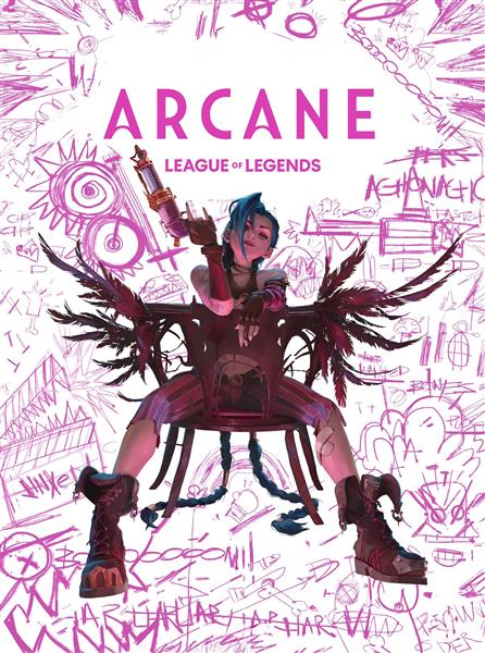 عکس هنری جینکس آرکین روی صندلی خراب با پس‌زمینه گرافیتی