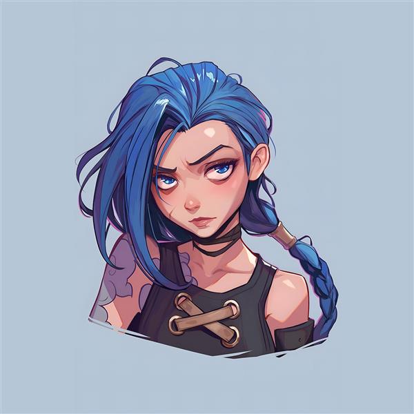 طرح کارتونی ساده جینکس آرکین برای چاپ روی قاب گوشی و ماگ