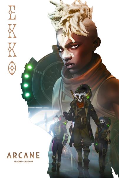 پوستر عمودی شخصیت اکو آرکین با پس‌زمینه سفید برای اتاق نوجوان