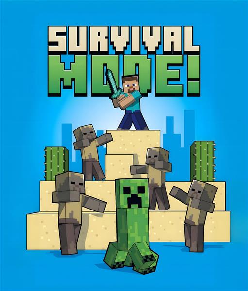 عکس استیو در حالت سوروایول با کریپر برای پوستر دیواری اتاق کودک