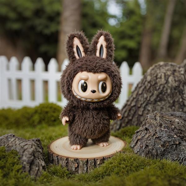 تصویر لبوبو قهوه‌ای باکیفیت در طبیعت برای کوسن و تابلو با تم جنگلی