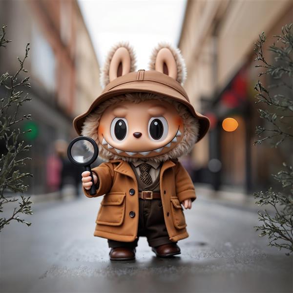 طرح لبوبو کارآگاه در خیابان بارانی شهر