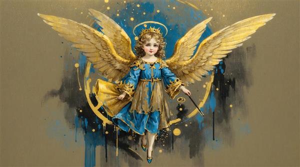 عکس الهه بالدار با لباس طرح‌دار طلایی برای پوستر دیواری مجلل