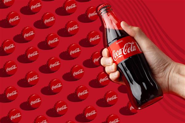 پوستر دیواری مدرن کوکاکولا با طرح مدرن و سه بعدی