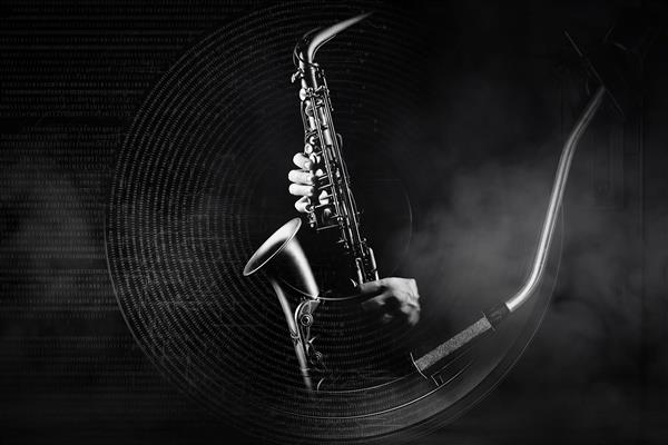 پوستر دیواری موزیک و موسیقی با طراحی ترامپت