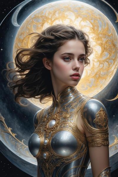 عکس باکیفیت زن جنگجو فانتزی برای پوستر اتاق خواب