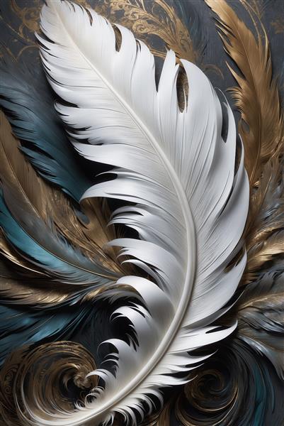 عکس پر سفید و مشکی انتزاعی برای چاپ روتختی