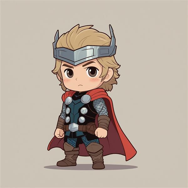 عکس ثور فانتزی با تاج پادشاهی و نگاه جدی