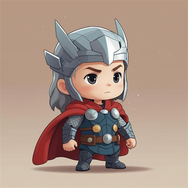 طرح ثور فانتزی با کلاهخود بالدار و کیفیت بالا