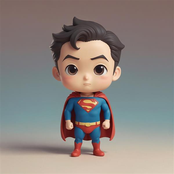 مدل سه بعدی سوپرمن کارتونی با کیفیت بالا