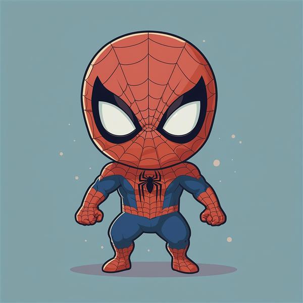 عکس مرد عنکبوتی فانتزی باکیفیت با استایل ایستاده و مینیمال