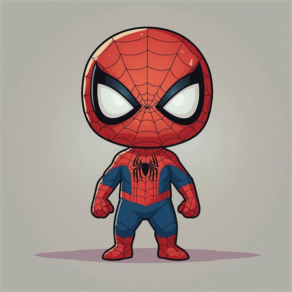 عکس مرد عنکبوتی با جزئیات بالا و رنگ‌های شارپ