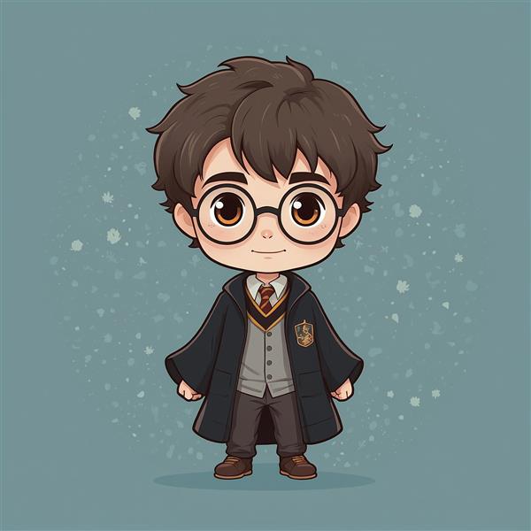تصویر هری پاتر فانتزی با لباس فرم مدرسه هاگوارتز
