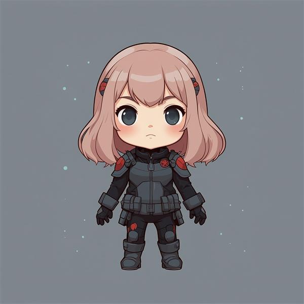 عکس کاراکتر دختر فانتزی با لباس زرهی و موی روشن