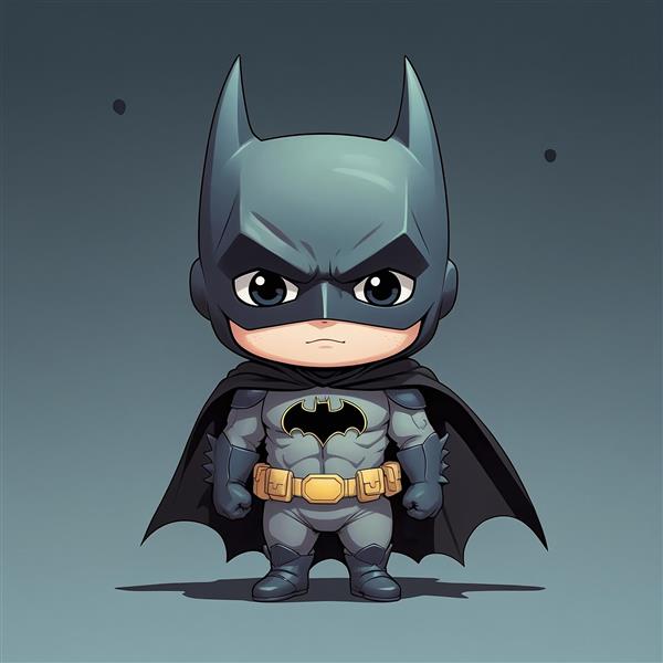 طرح بتمن فانتزی کلاسیک با جزئیات بالا و دقیق