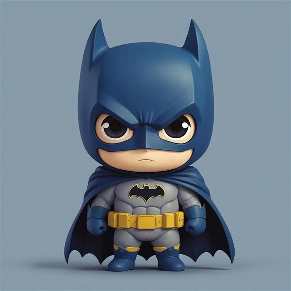 عکس بتمن کارتونی سه بعدی با طراحی مدرن و باکیفیت