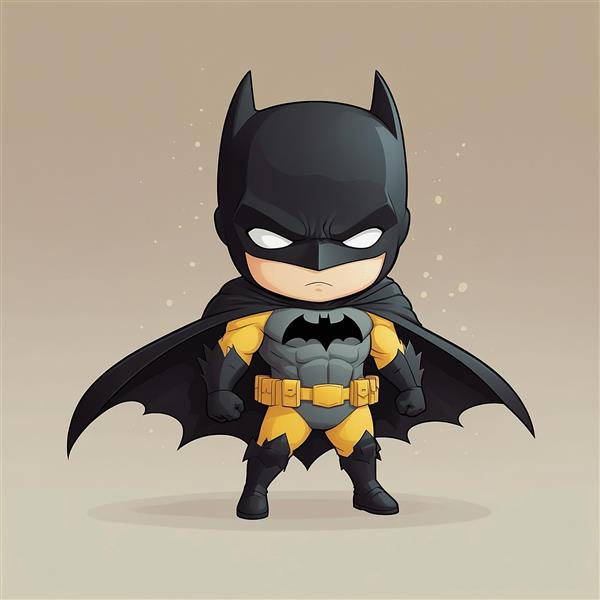 طرح بتمن فانتزی با لباس مشکی زرد و کیفیت عالی