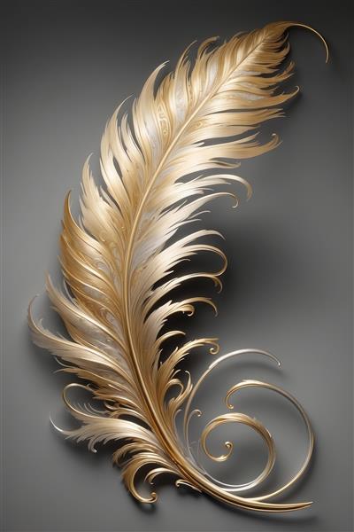 تصویر پر طلایی لوکس با انحنای ظریف و کیفیت بالا