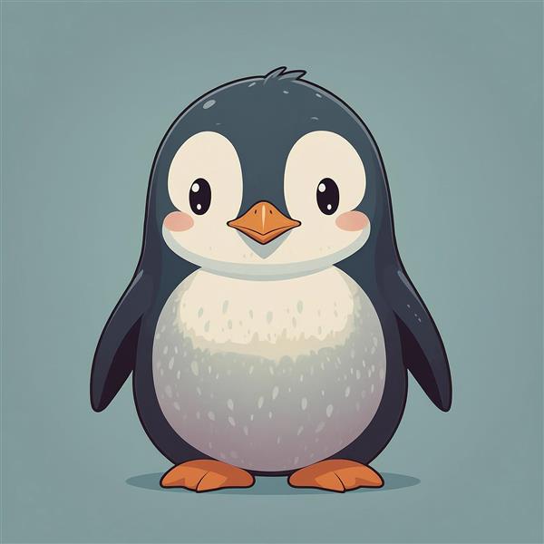 طرح پنگوئن فانتزی قد بلند با استایل مینیمال