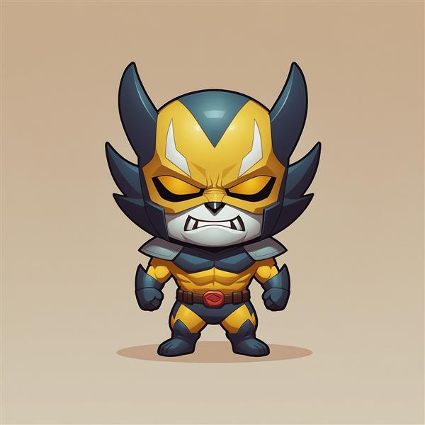 عکس وولورین فانتزی خشمگین با جزئیات بالا و باکیفیت