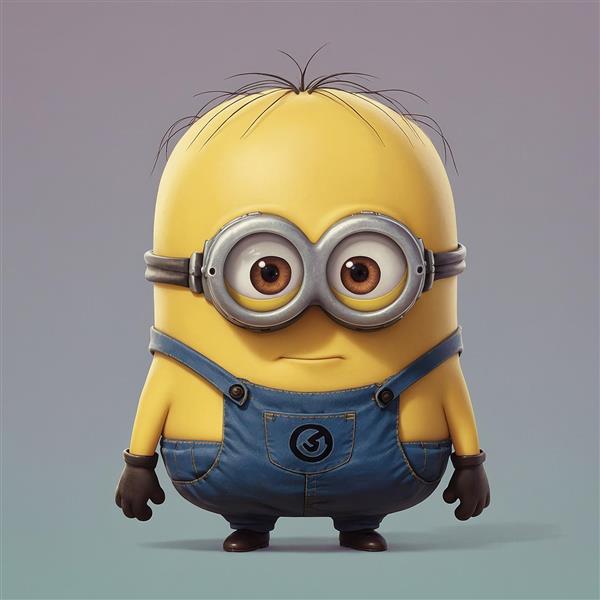 عکس مینیون ساده با کیفیت عالی و نورپردازی حرفه‌ای