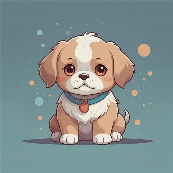 عکس سگ فانتزی قهوه‌ای روشن با چشمان درشت براق