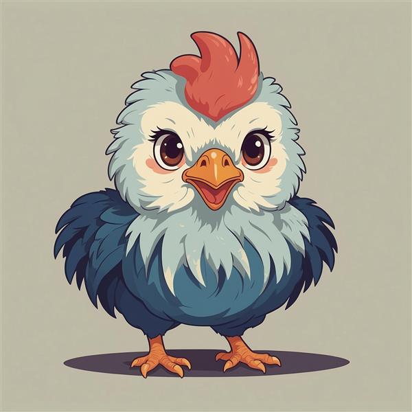 طرح دایناسور کارتونی شاد در طبیعت برای کاغذ دیواری