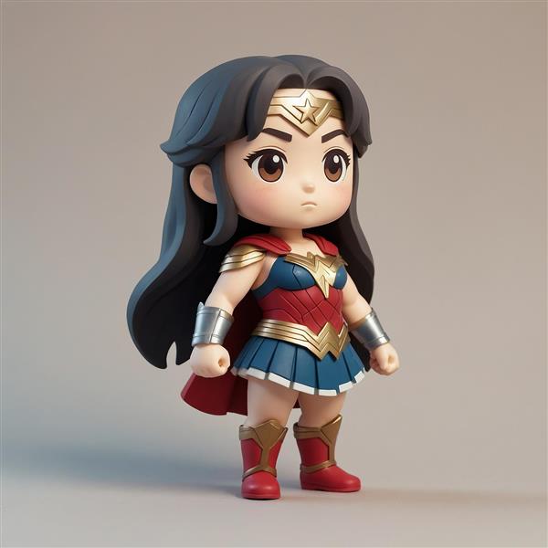 تصویر سه بعدی واندر ومن عروسکی برای چاپ