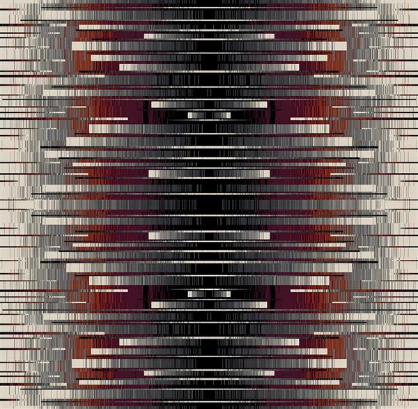 پوستر دیواری افقی با طرح انتزاعی پیکسل‌مانند و تیره مناسب دکوراسیون اتاق مدیریت و کنفرانس شرکت‌ها