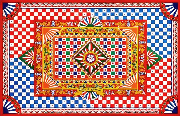 طرح سنتی کاشی‌کاری ایتالیایی با نقوش پرتقال و لیمو ویژه چاپ روی بشقاب‌های دکوراتی، سینی و پرده‌های آشپزخانه