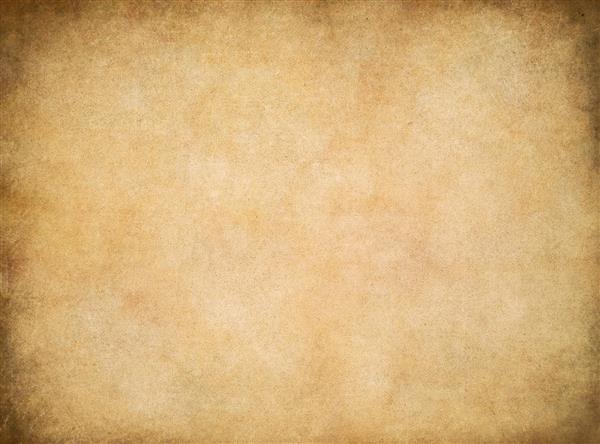 بک‌گراند کاغذ کاهی قدیمی با لبه‌های سوخته و بافت روستیک برای پوستر دیواری کتابخانه‌ها، اتاق مطالعه و طراحی جلدهای کلاسیک