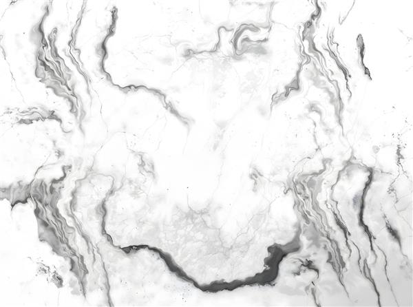 طرح انتزاعی سنگ مرمر سیاه و سفید با امواج دودی ویژه پوستر دیواری مینیمال، دفاتر اداری مدرن و چاپ روی پوشه و زونکن