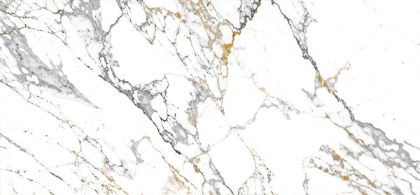 طرح سنگ اسلب مرمر با رگه‌های خاکستری و مسی جهت پوستر دیواری آشپزخانه، حمام مستر و چاپ روی شیشه‌های دکوراتیو و بین‌کابینتی