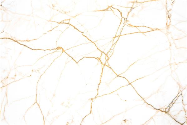 تصویر باکیفیت سنگ مرمر سفید با رگه‌های نازک طلایی مناسب برای بین‌کابینتی، چاپ روی بشقاب و دکوراسیون آشپزخانه لوکس