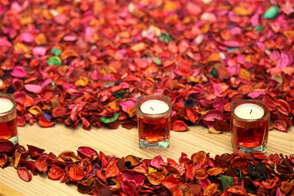 تزئینات میز رستوران برای سالگرد ازدواج