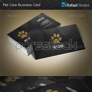 کارت ویزیت مراقبت از حیوان خانگی