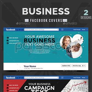 کاورهای کسب و کار فیسبوک - 2 طرح